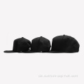 Black Snapback Cap Custom OEM Trucker Hüte